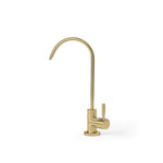 Eden Single Water Filter Tap - Brushed Gold