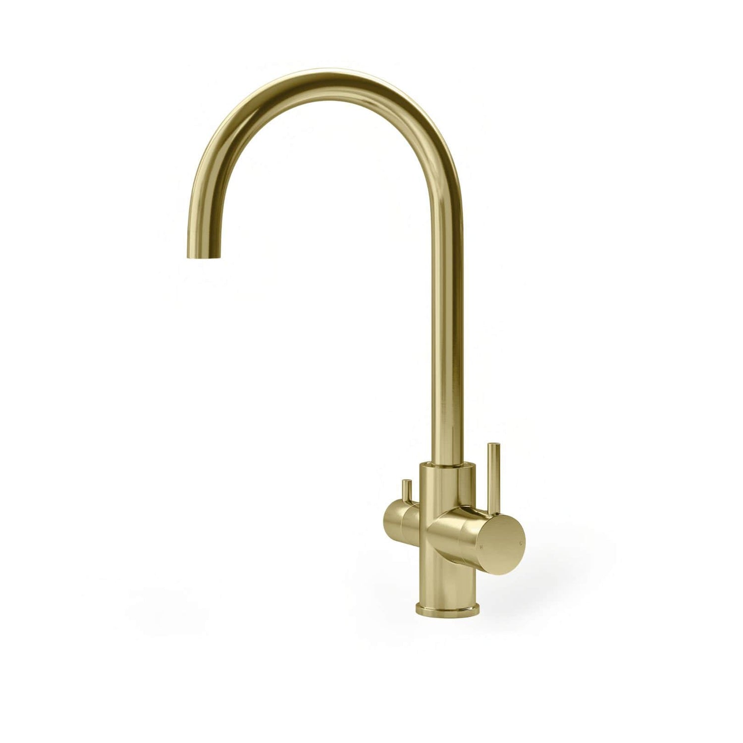 Isla 3 Way Water Filter Tap - Brushed Gold