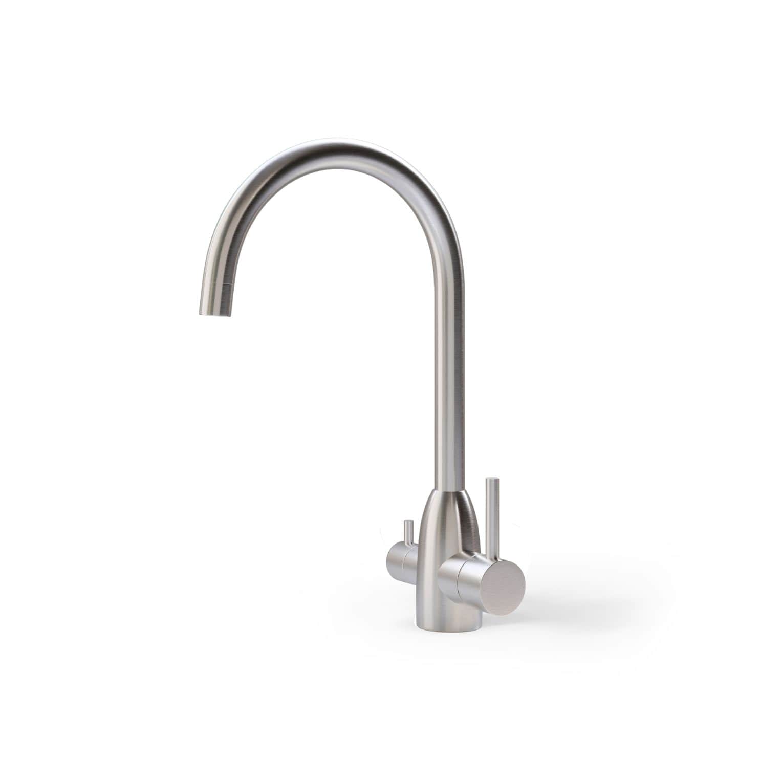 Matteo 3 Way Water Filter Tap - Brushed Stainless Steel