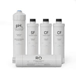 Alkaline water filter cartridges