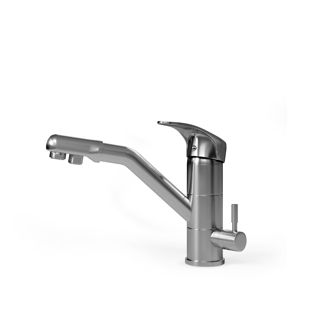 Sierra Low Profile 3 Way Water Filter Tap - Brushed Nickel